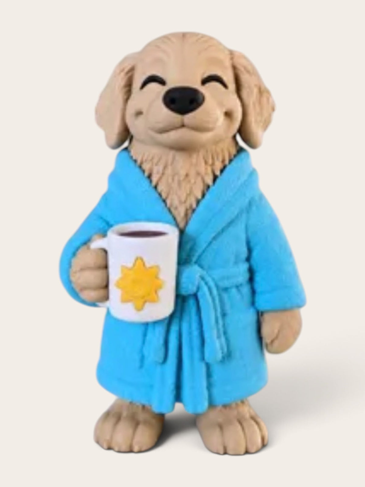 Moody Monday Golden Retriever Dog Figurine