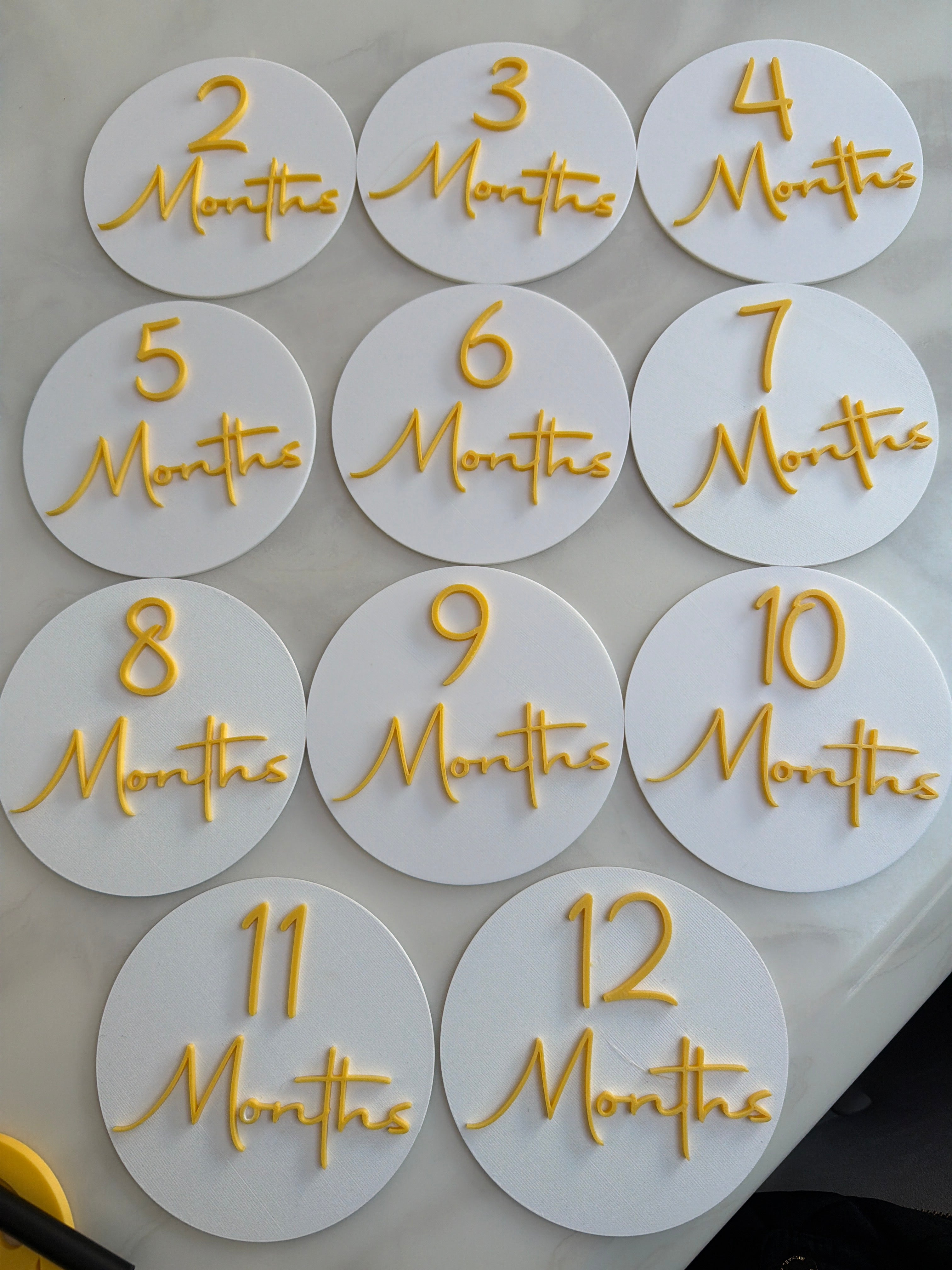 Baby milestone markers