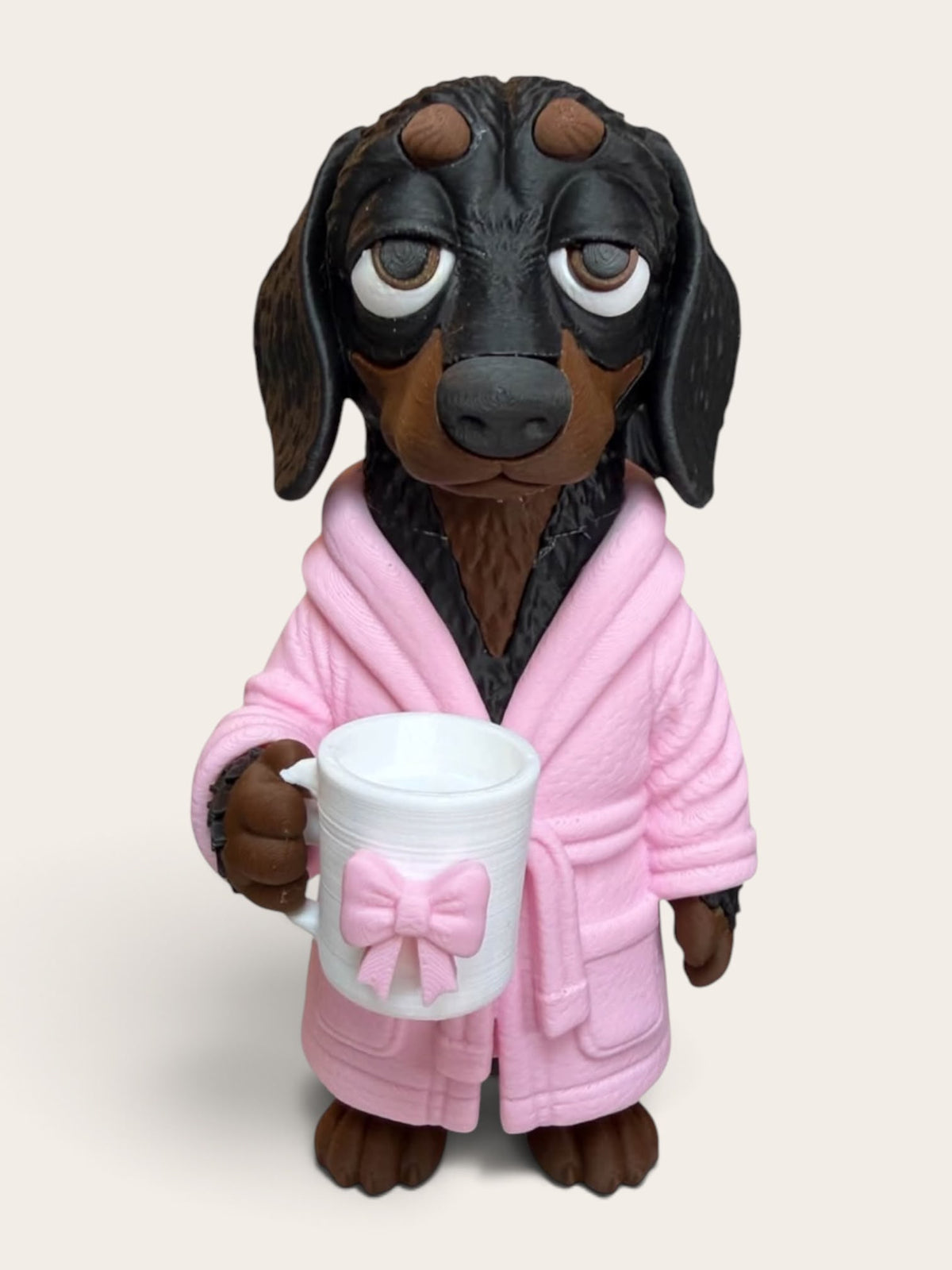 Moody Monday Dachshund Dog Figurine