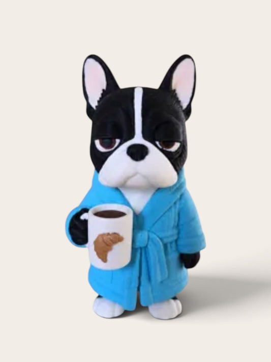 Moody Monday French Bulldog Dog Figurine