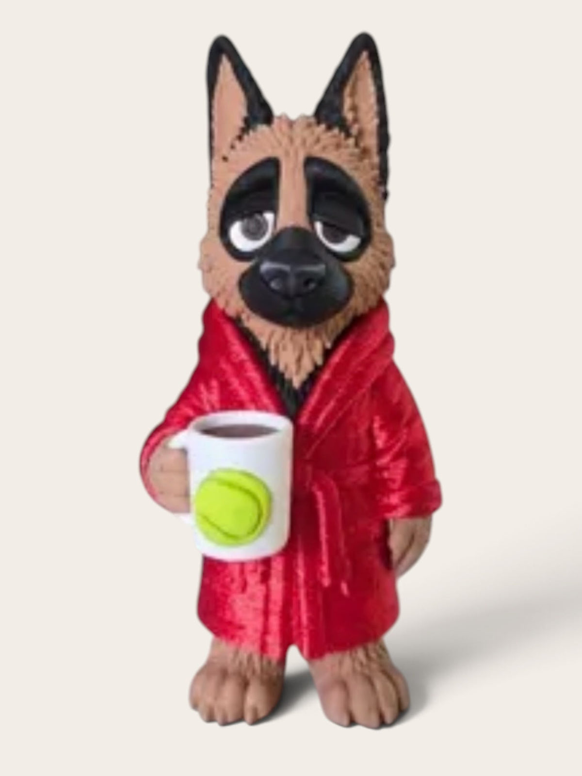 Moody Monday German Shepherd Dog Figurine